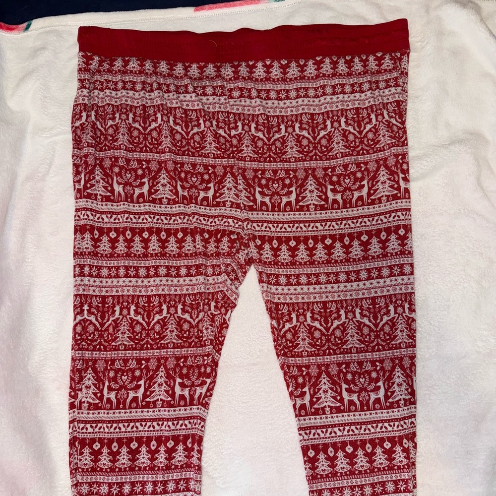 Little Sleepies Red and White Holiday Pajama Set
